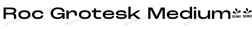 Roc Grotesk Medium字体转换